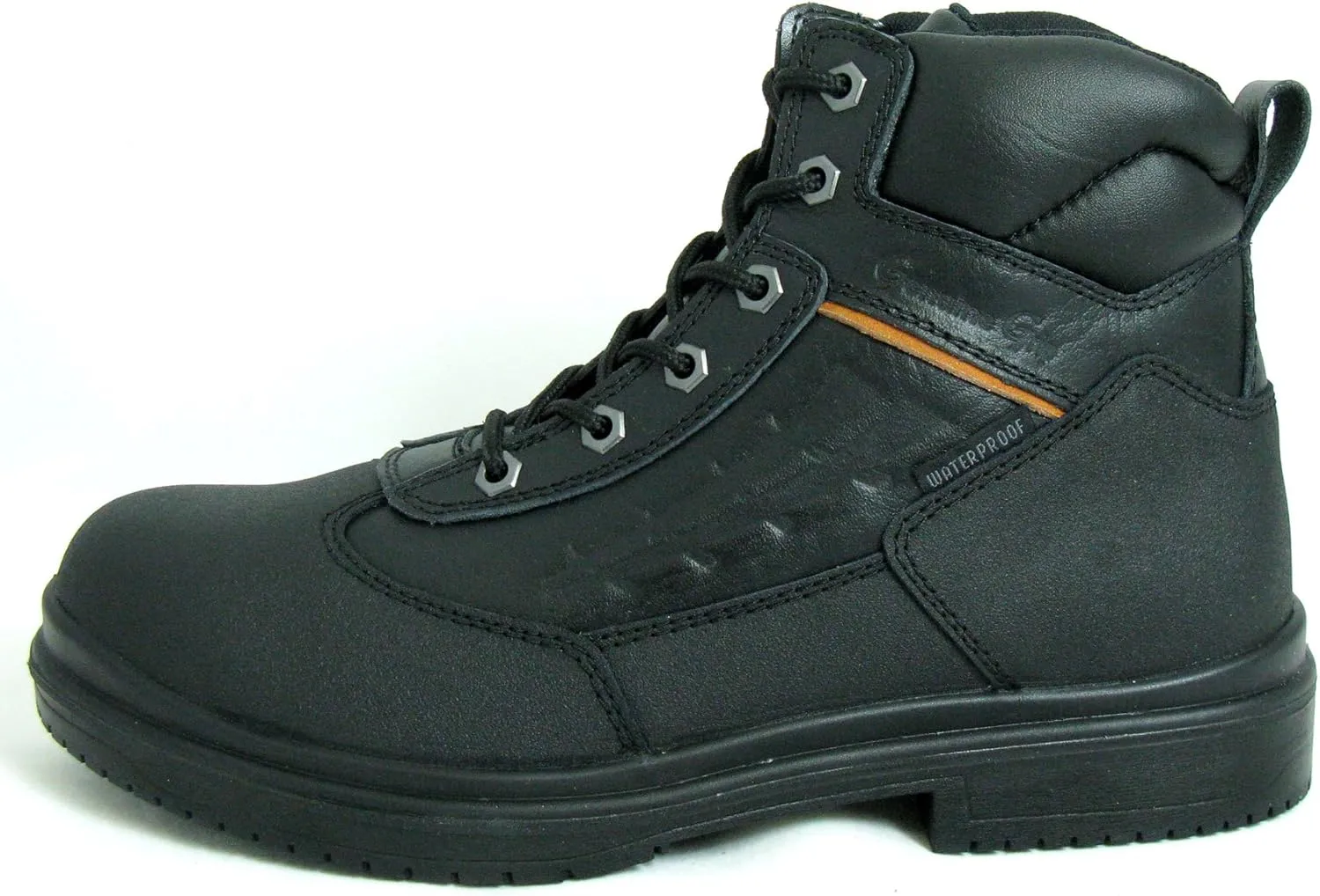 7800 Men's Waterproof Steel Toe Work Boot Black