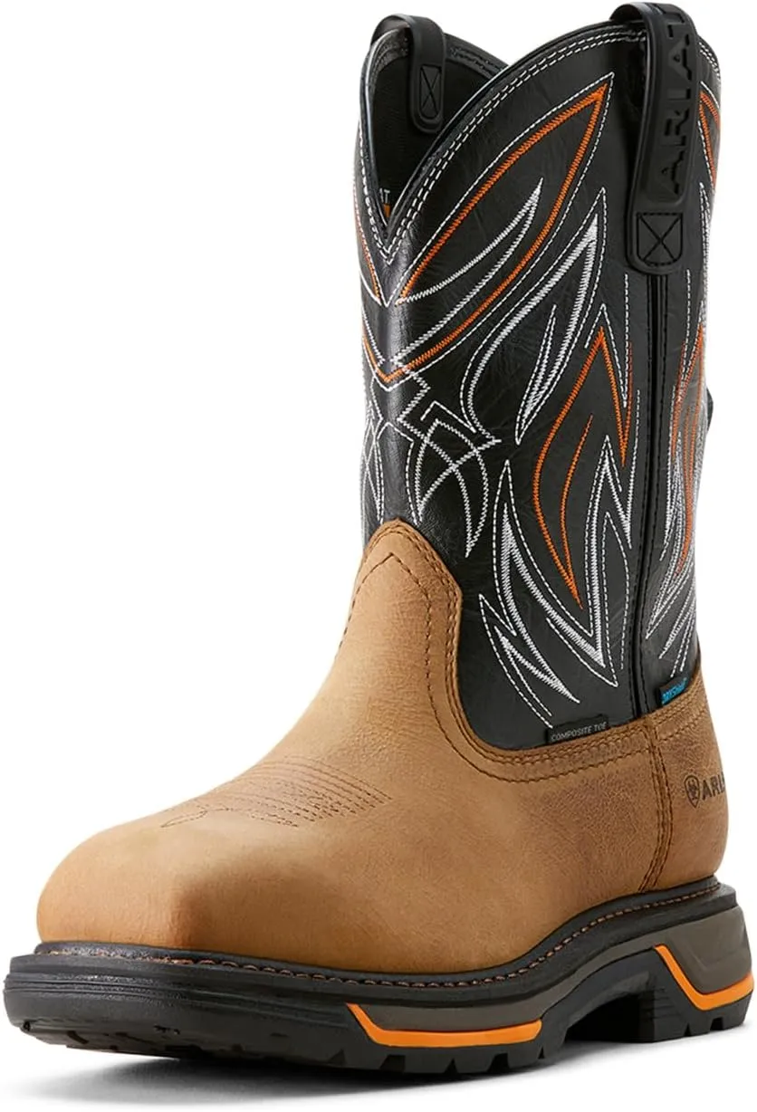 ARIAT Men's Big Rig Boa Waterproof Composite Toe Work Boot Industrial