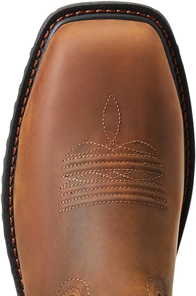Ariat Men's RigTek Wide Square Toe Waterproof Composite Toe Work Boot