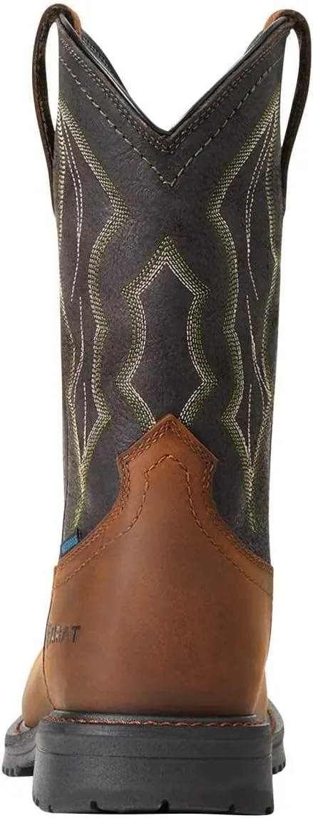 Ariat Men's RigTek Wide Square Toe Waterproof Composite Toe Work Boot
