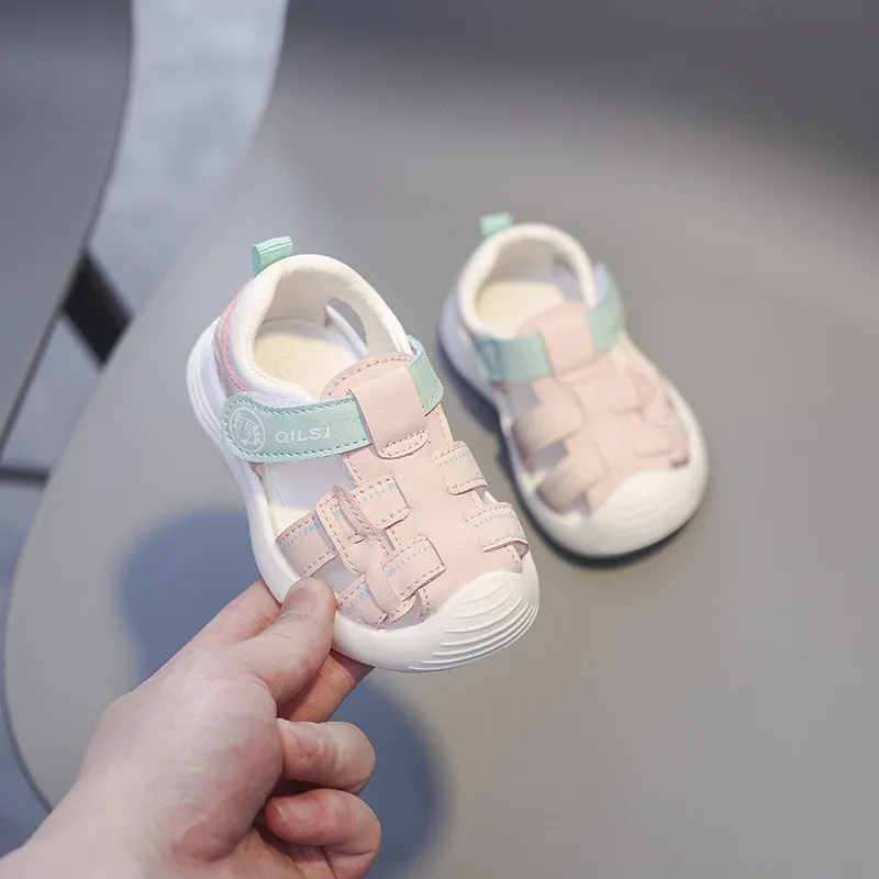 Baby Girls Summer Casual Shoes Children Beach Comfortable Soft-soled Anti-slip Infant Toddler Shoes - TGSH50689