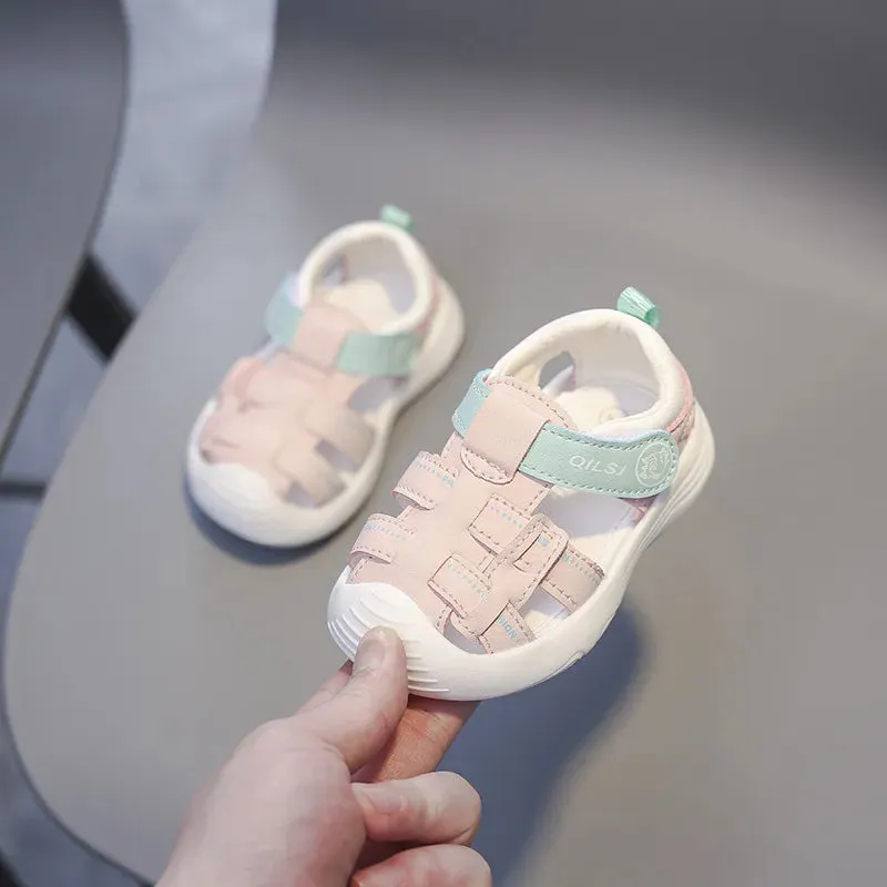 Baby Girls Summer Casual Shoes Children Beach Comfortable Soft-soled Anti-slip Infant Toddler Shoes - TGSH50689