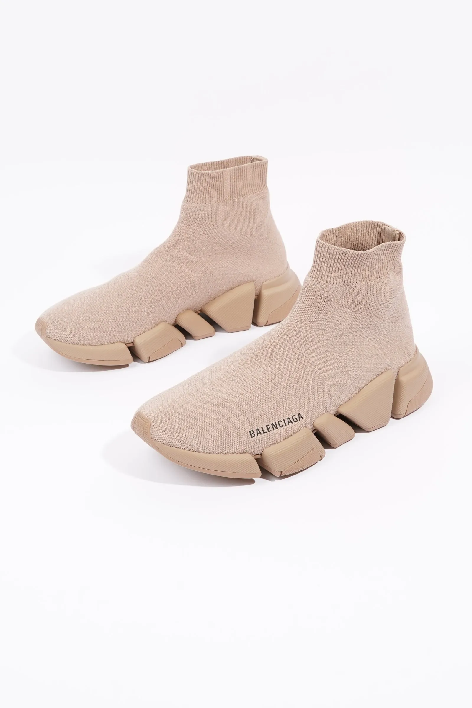 Balenciaga Womens Speed 2.0 Beige EU 40 / UK 7