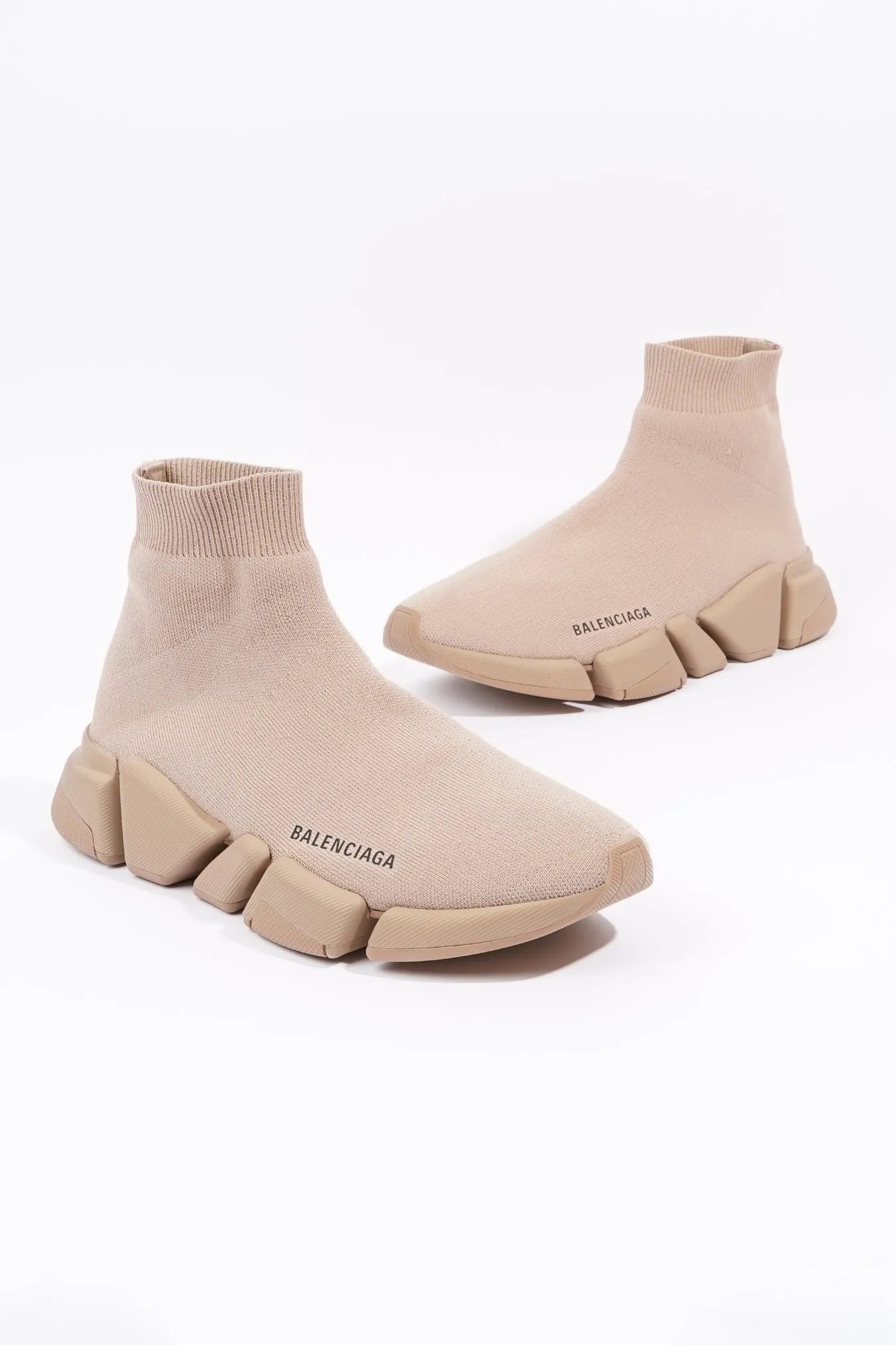 Balenciaga Womens Speed 2.0 Beige EU 40 / UK 7