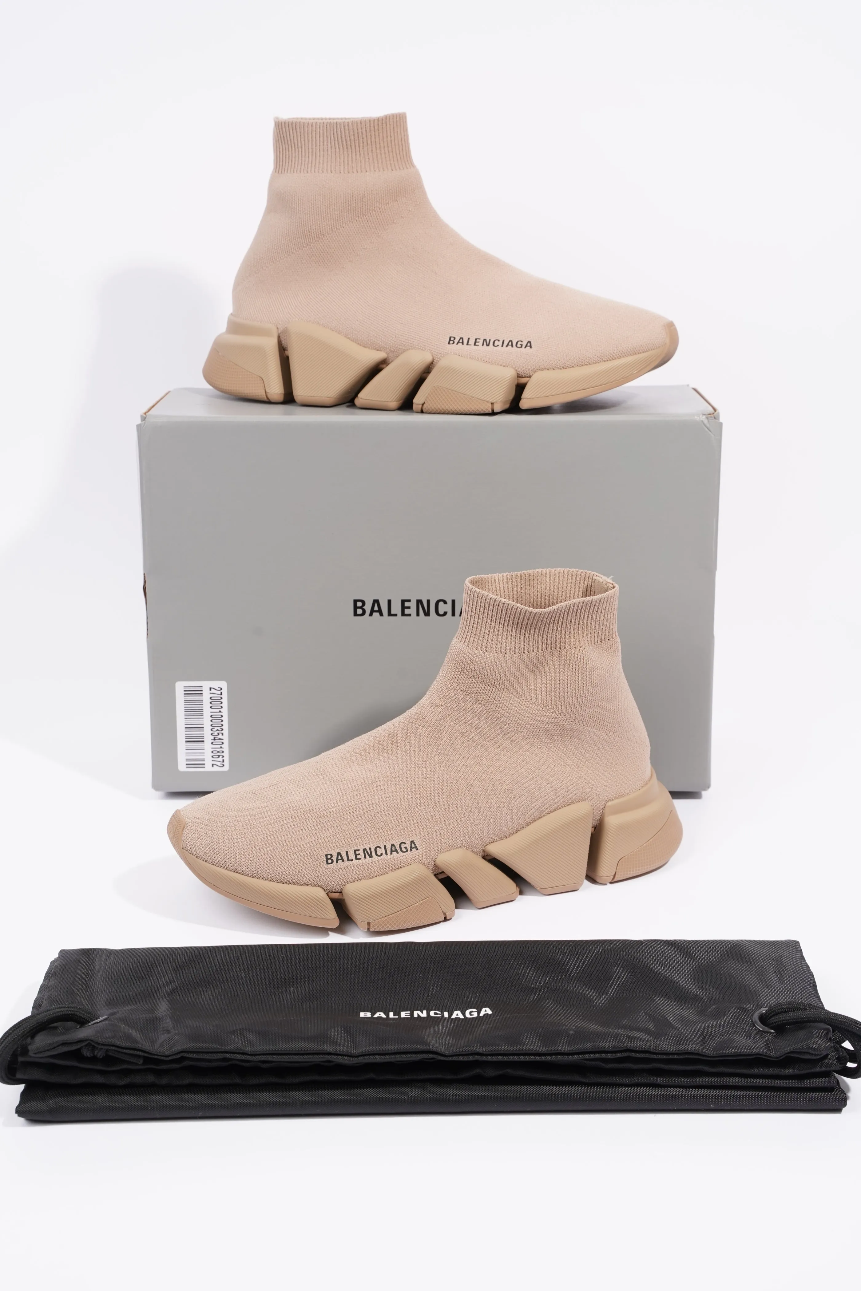 Balenciaga Womens Speed 2.0 Beige EU 40 / UK 7