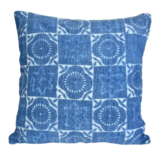 Block Print Heavy Cotton Dari Cushion Cover 65x65cm- IB65-7