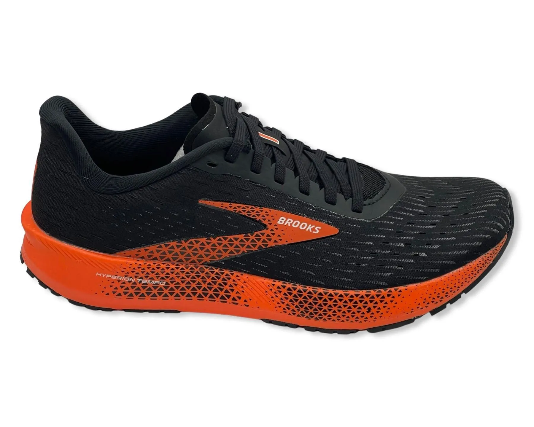 Brooks Men's Hyperion Tempo Black/Orange Road Running Shoe