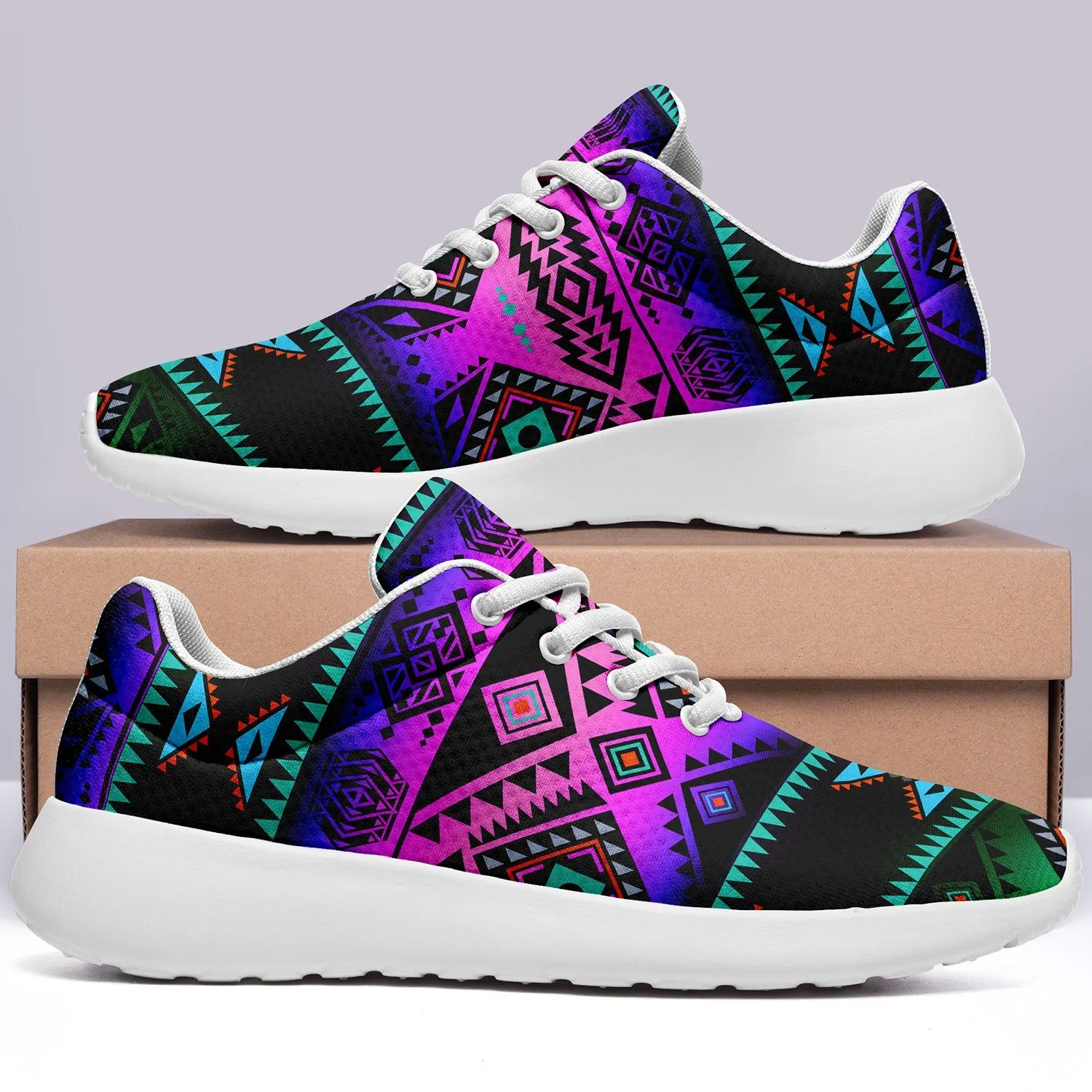 California Coast Sunrise Ikkaayi Sport Sneakers