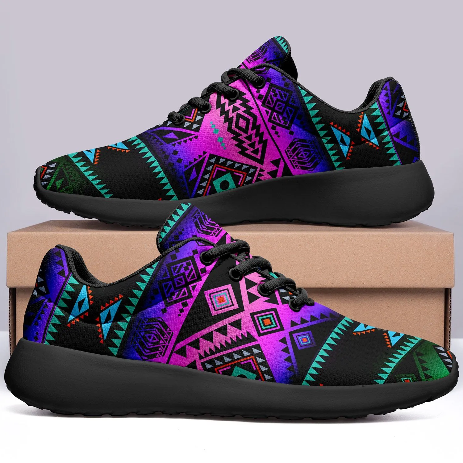 California Coast Sunrise Ikkaayi Sport Sneakers