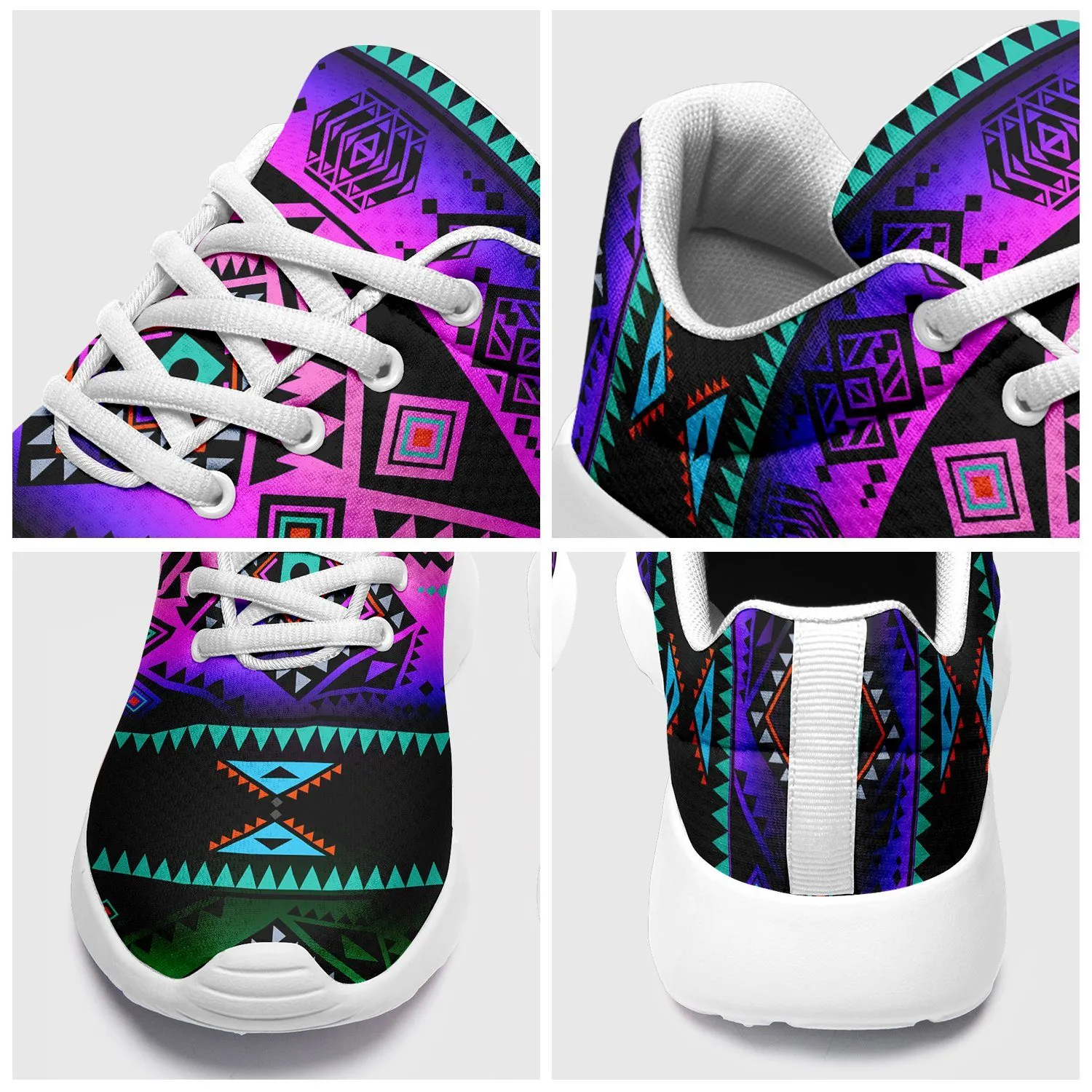California Coast Sunrise Ikkaayi Sport Sneakers