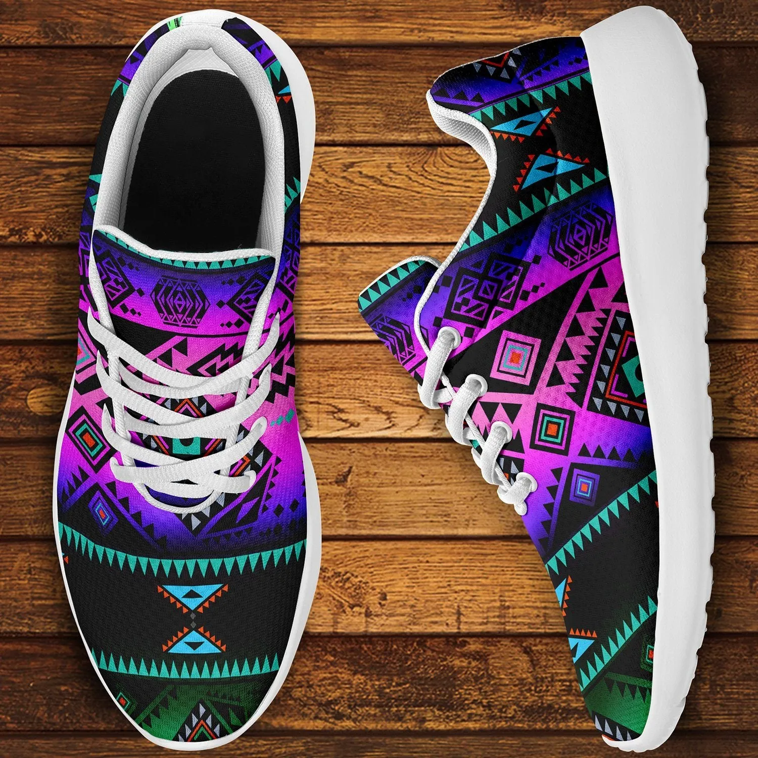 California Coast Sunrise Ikkaayi Sport Sneakers