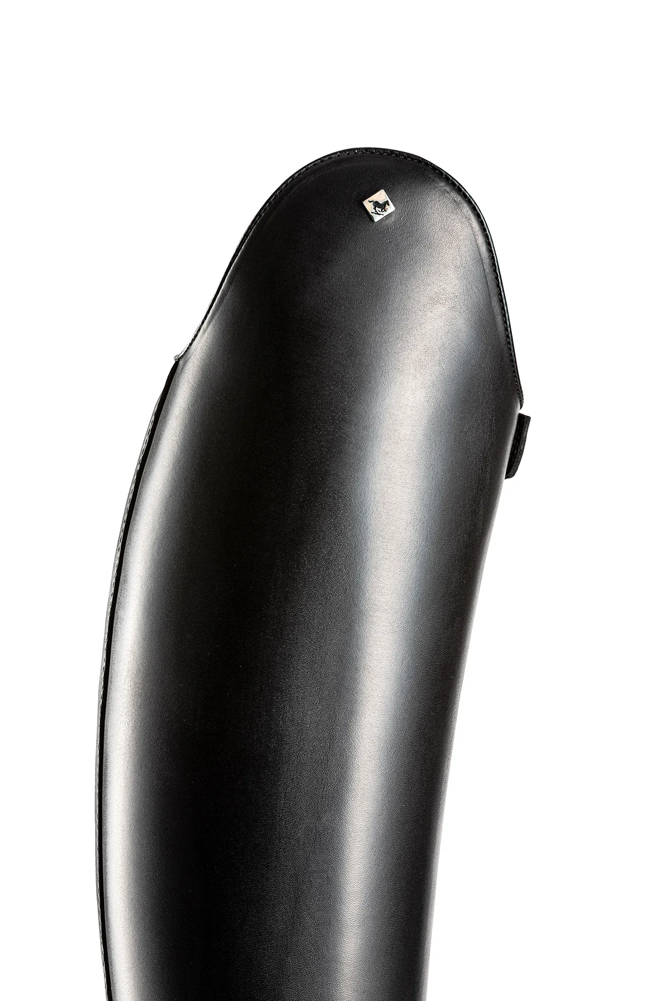DeNiro Bellini Custom Dressage Boots Brushed Black with Bordeaux and Jet Crystals