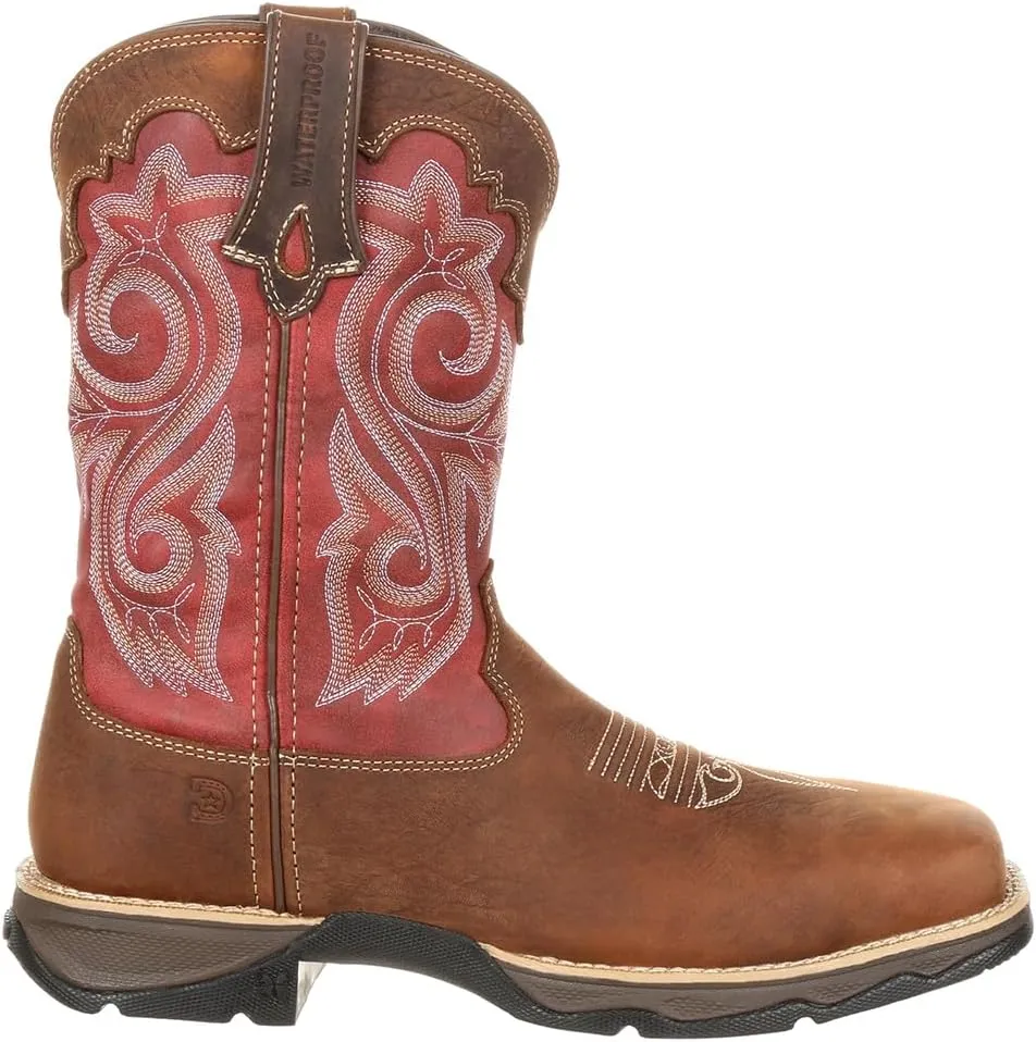 Durango Womens Lady Rebel 10" Waterproof Composite Square Toe