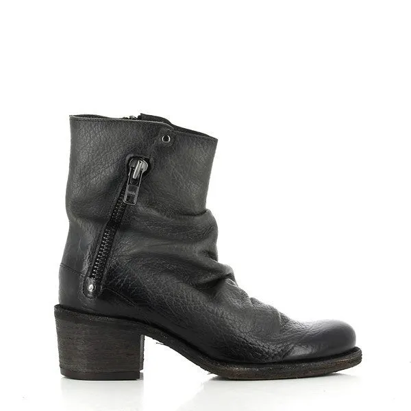 Felmini B287 Charcoal Black Ankle Boots