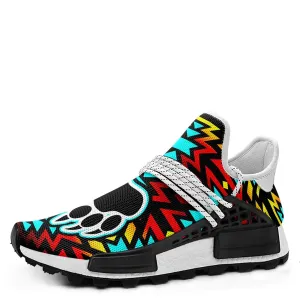 Fire Colors and Turquoise Bearpaw Okaki Sneakers