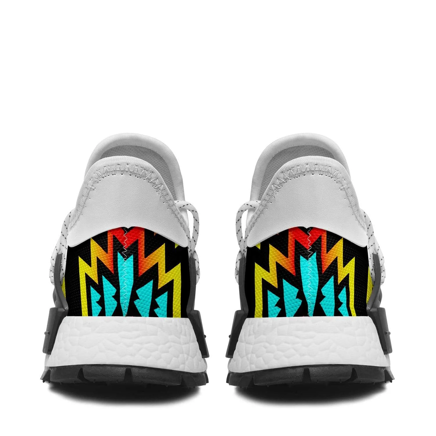 Fire Colors and Turquoise Bearpaw Okaki Sneakers