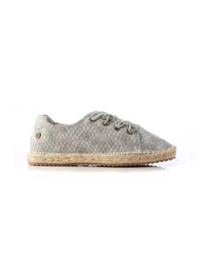 Gia Python Espadrille Dove