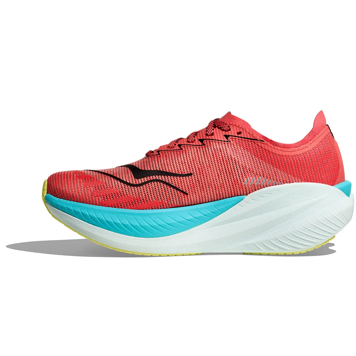Hoka Mach X 2 Running Shoes - Mens - Grapefruit/Electric Coral