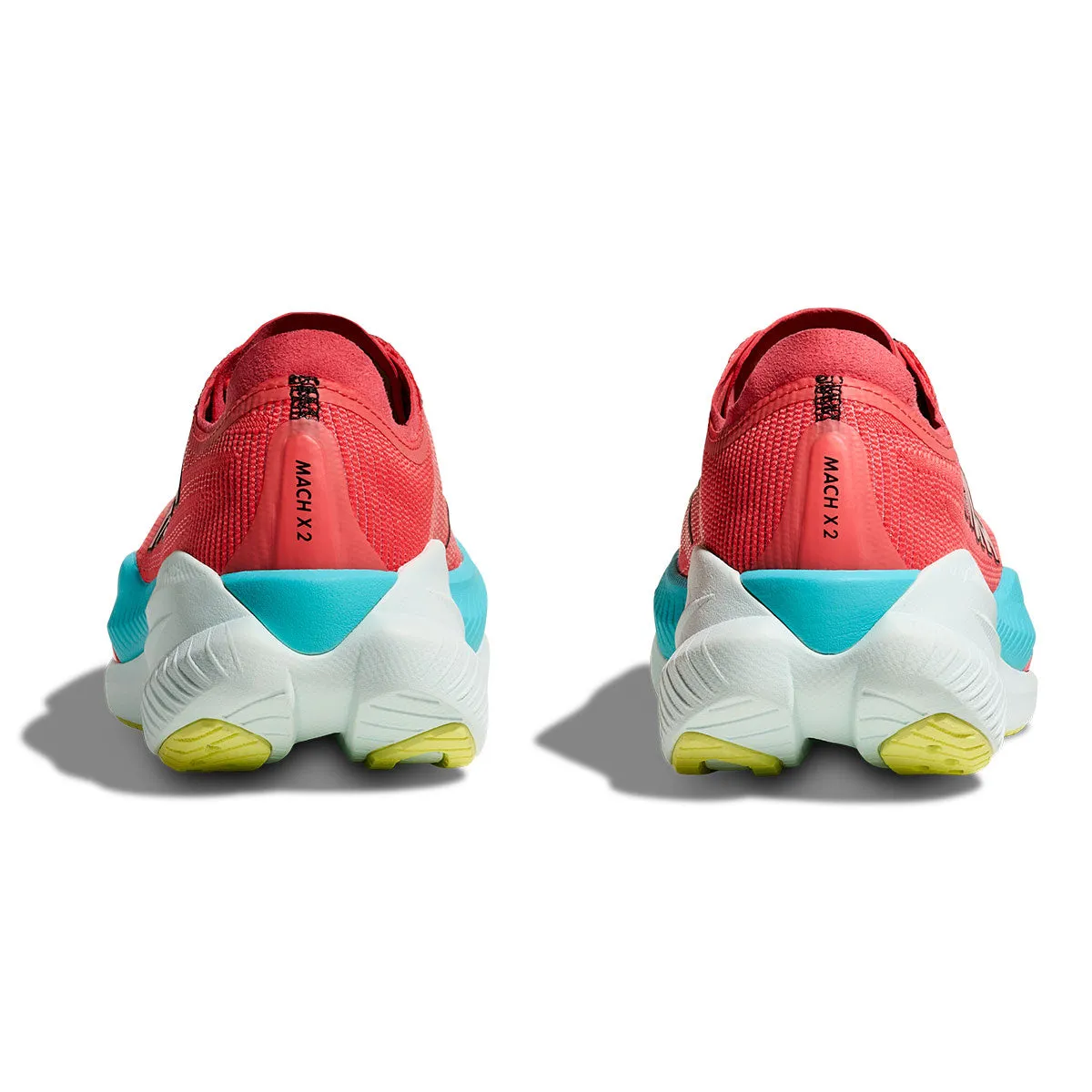 Hoka Mach X 2 Running Shoes - Mens - Grapefruit/Electric Coral