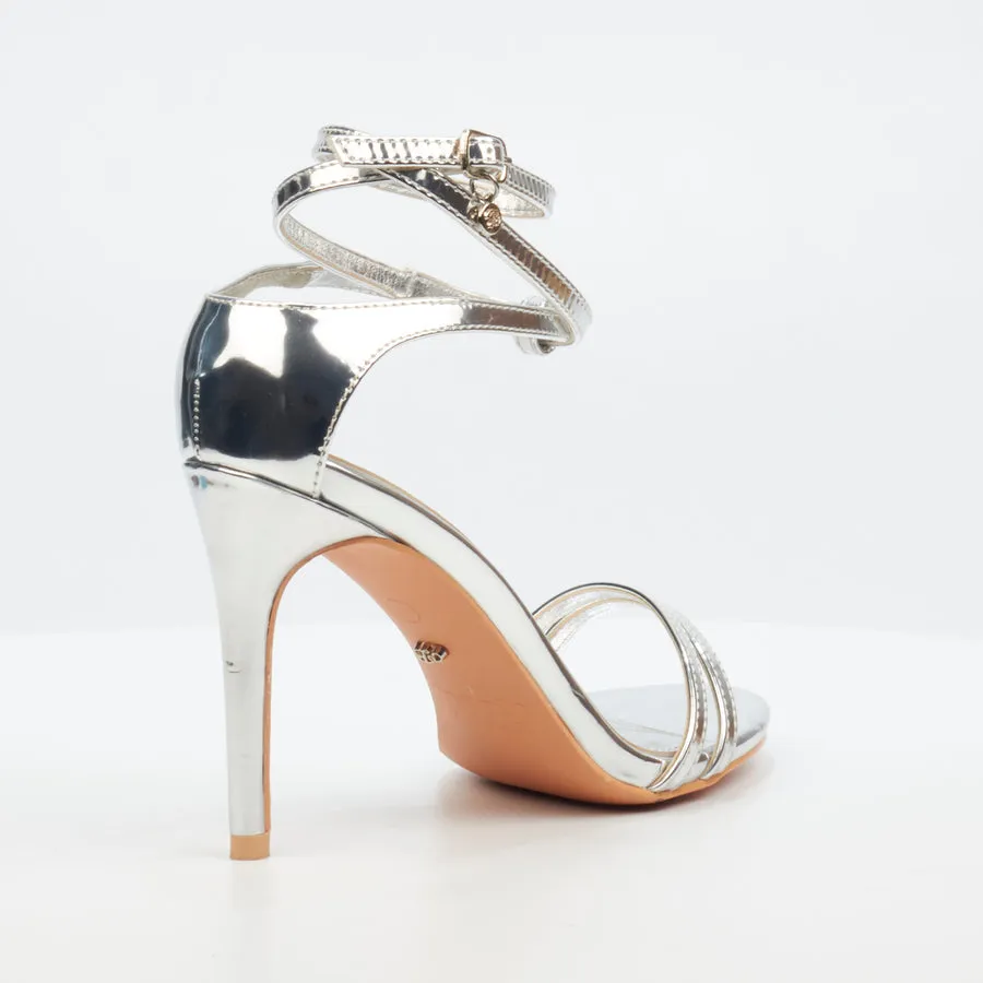 Jazz 21 - Silver Open Toe Heel