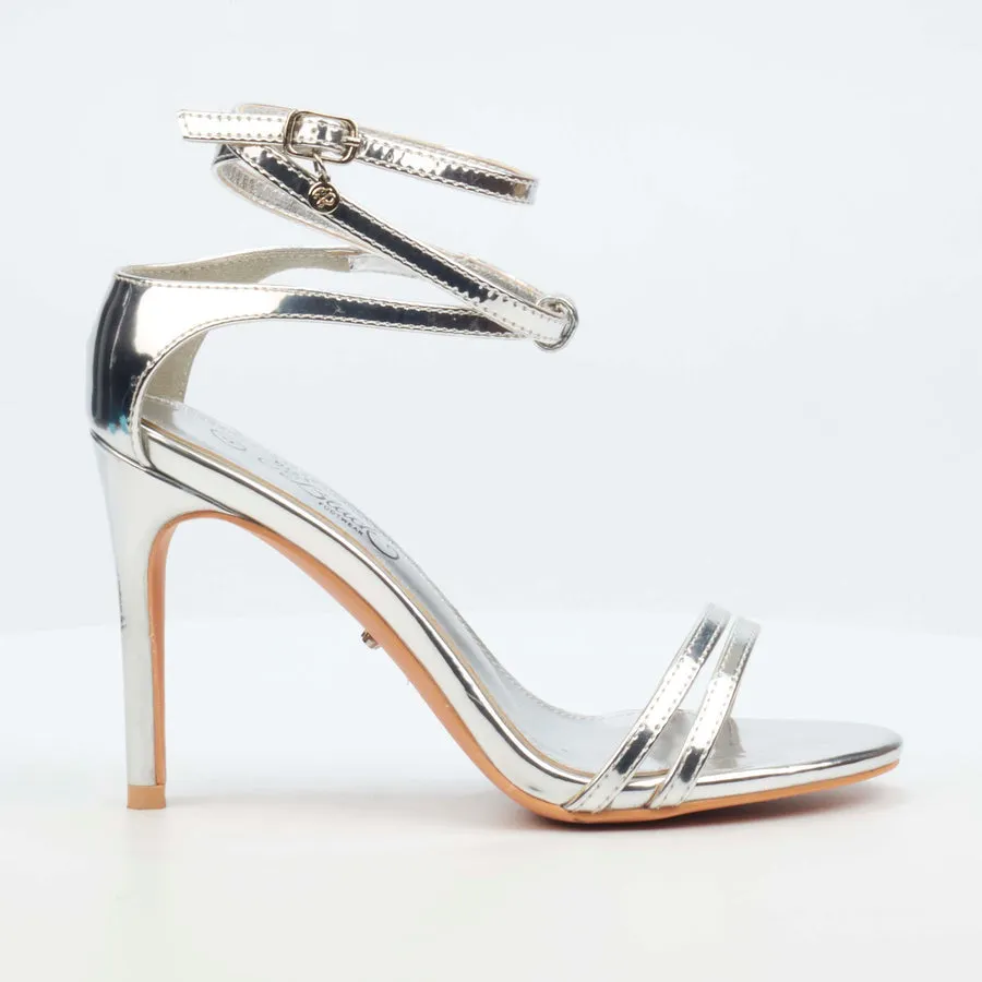 Jazz 21 - Silver Open Toe Heel