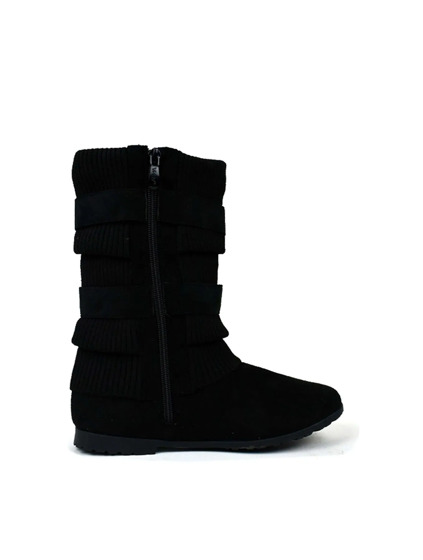 Ladies Zip UP Boots Black