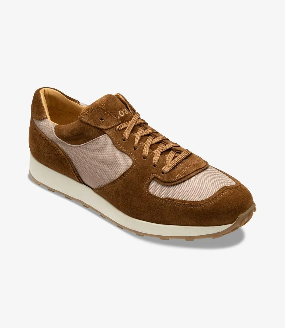 LOAKE FOSTER TAN SNEAKER RUBBER SOLE F-MEDIUM