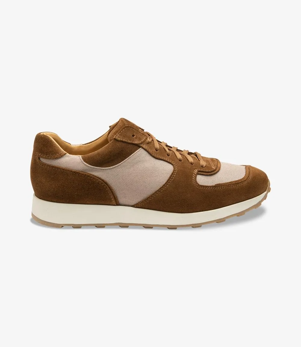 LOAKE FOSTER TAN SNEAKER RUBBER SOLE F-MEDIUM