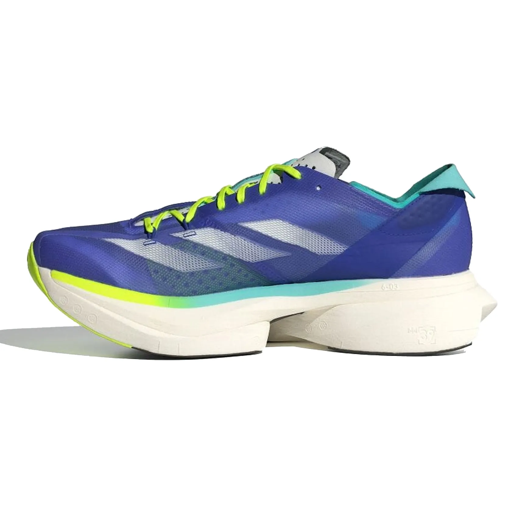 Mens Adidas Adizero Adios Pro 3 - Cobalt Blue / Zero Metallic / Lucid Lemon