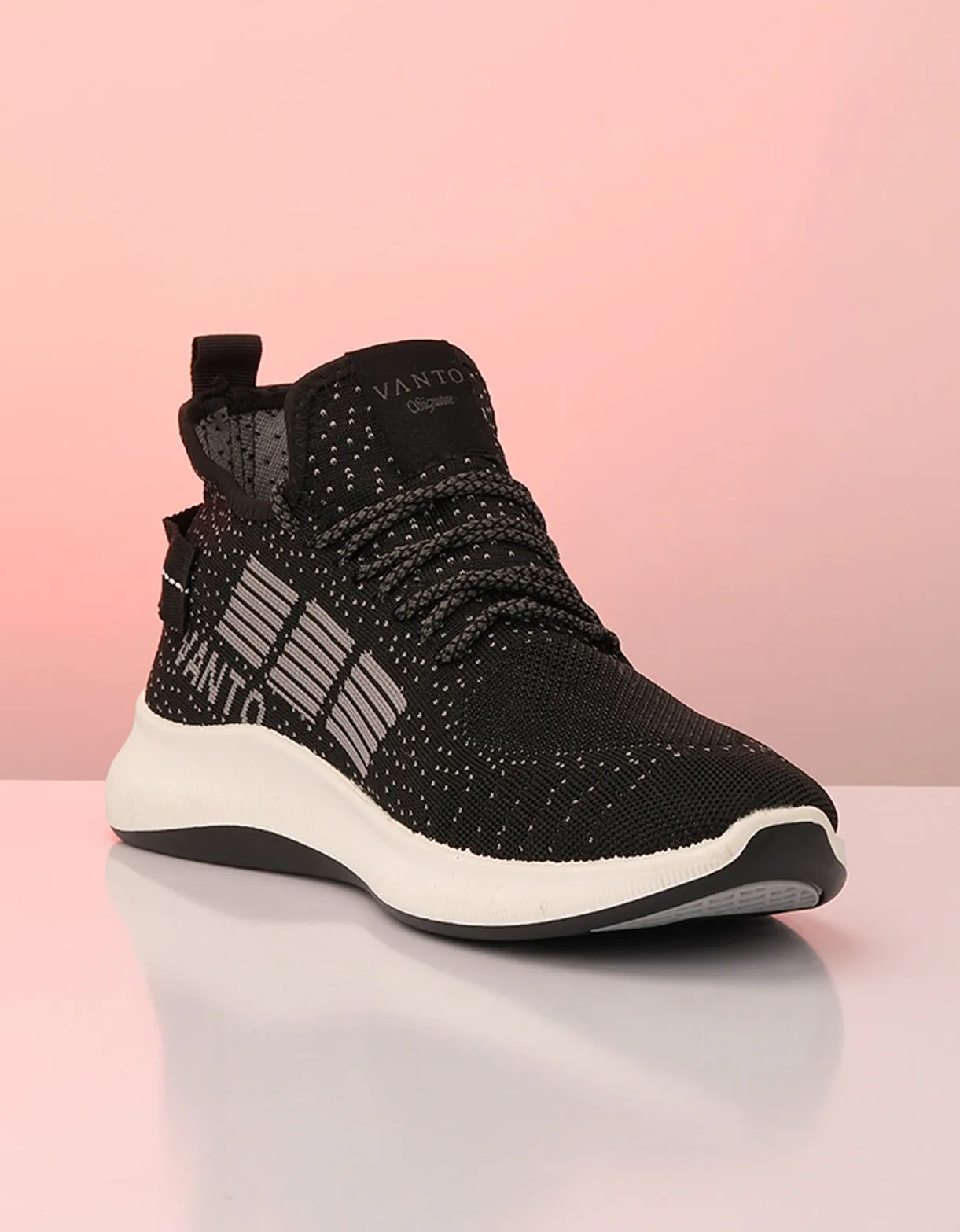 Midnight Weave Athletic Sneakers