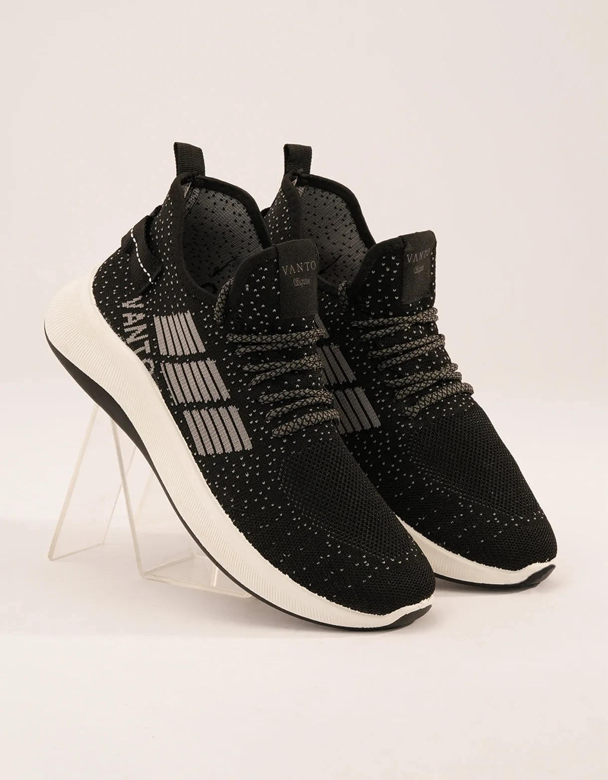 Midnight Weave Athletic Sneakers