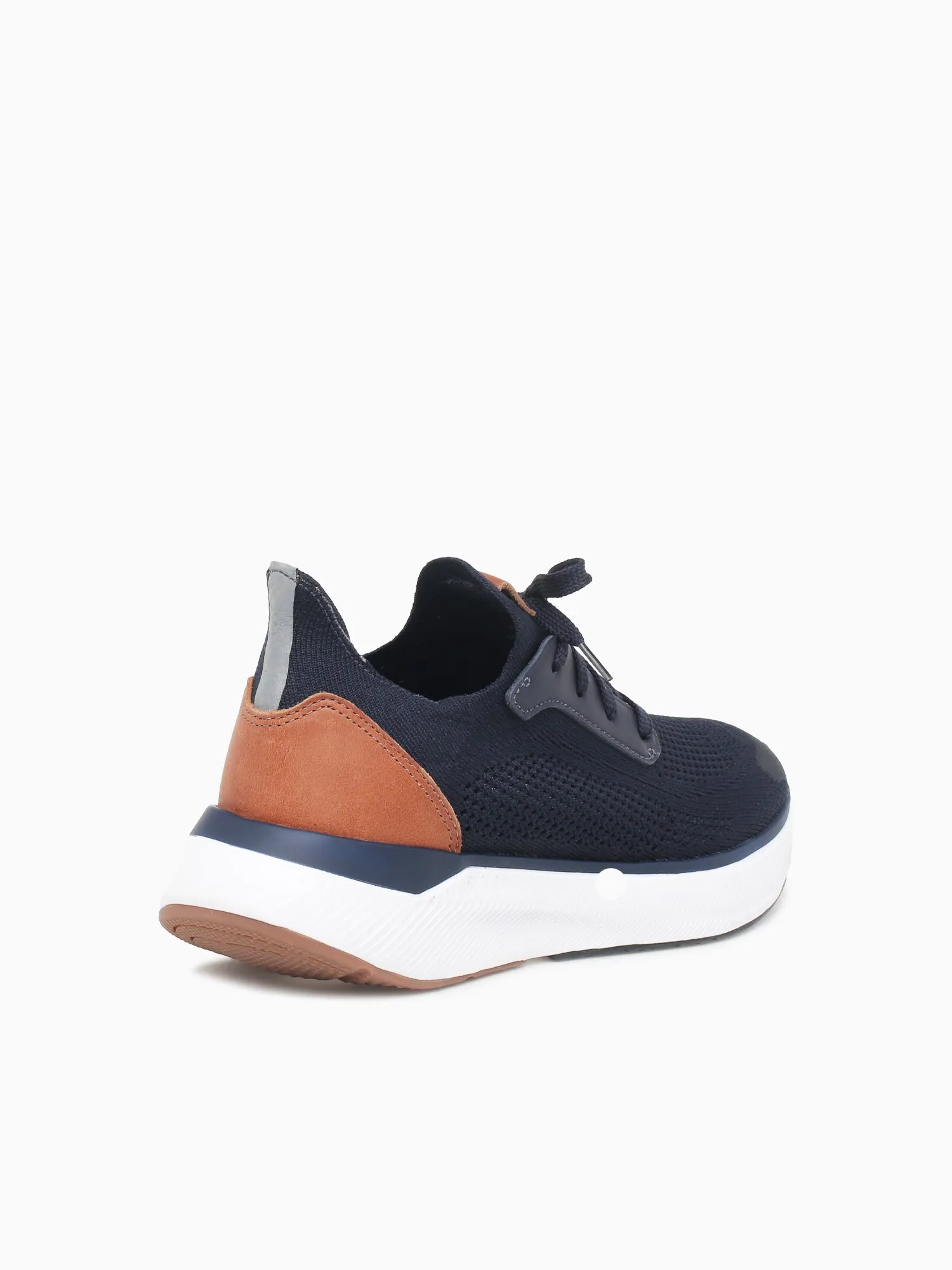 Miles Knit Laceup Navy Knit