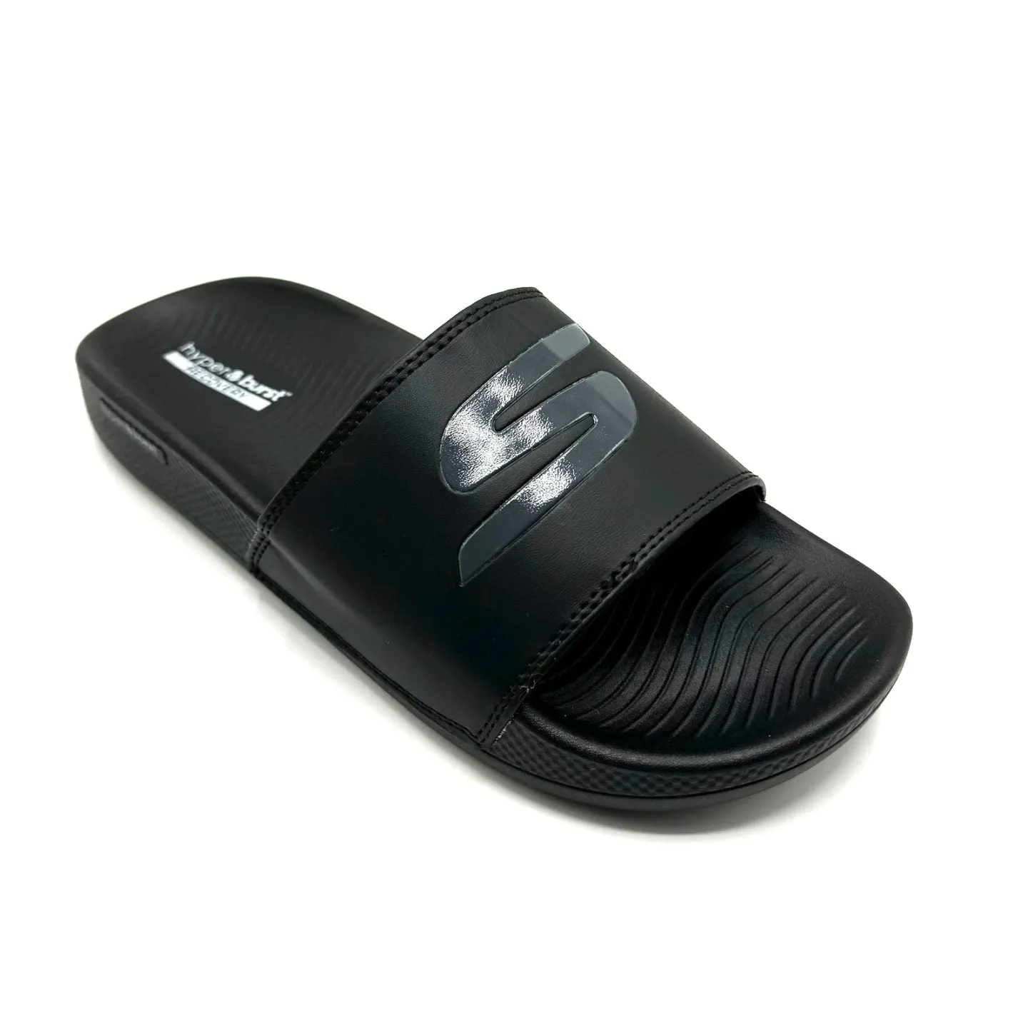 Skechers Hyper Burst Memory Foam Slide Black