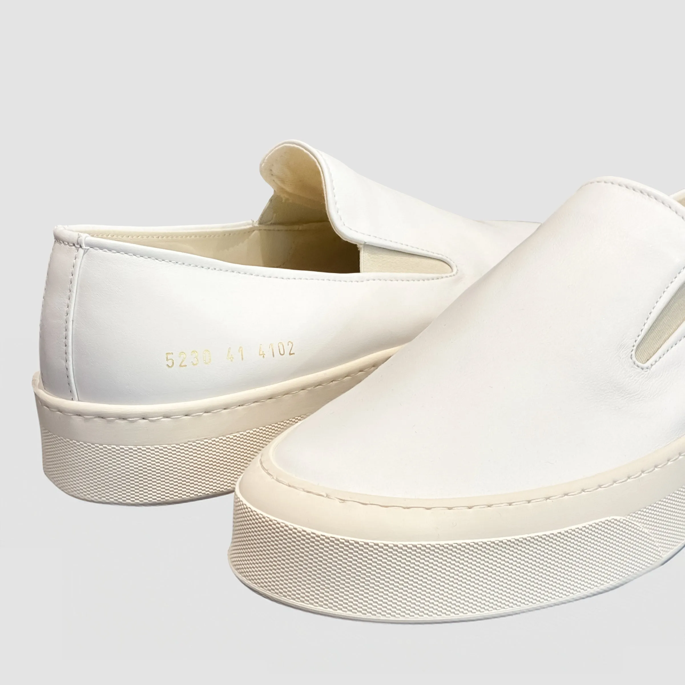 Slip On In Leather 5230 Off White