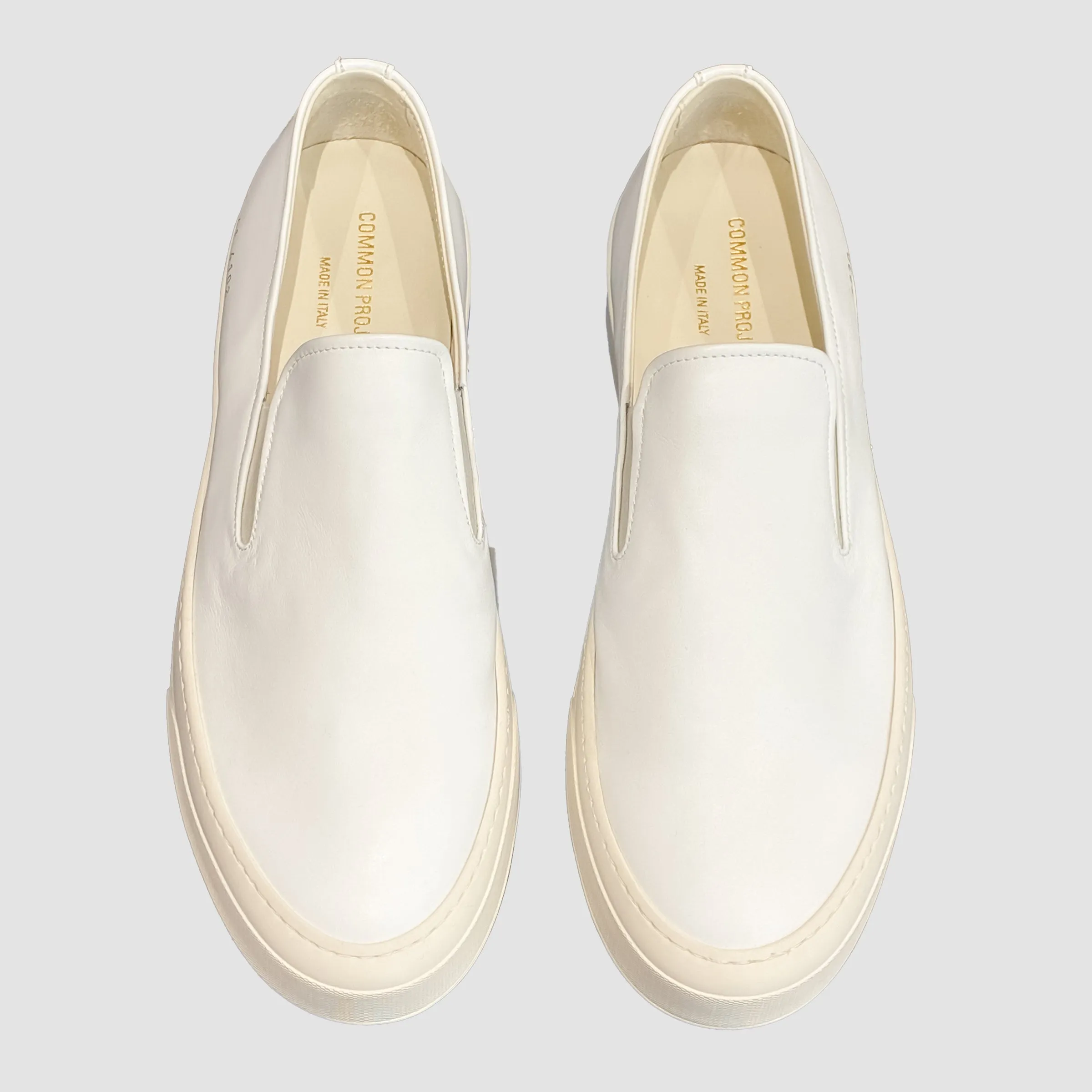 Slip On In Leather 5230 Off White