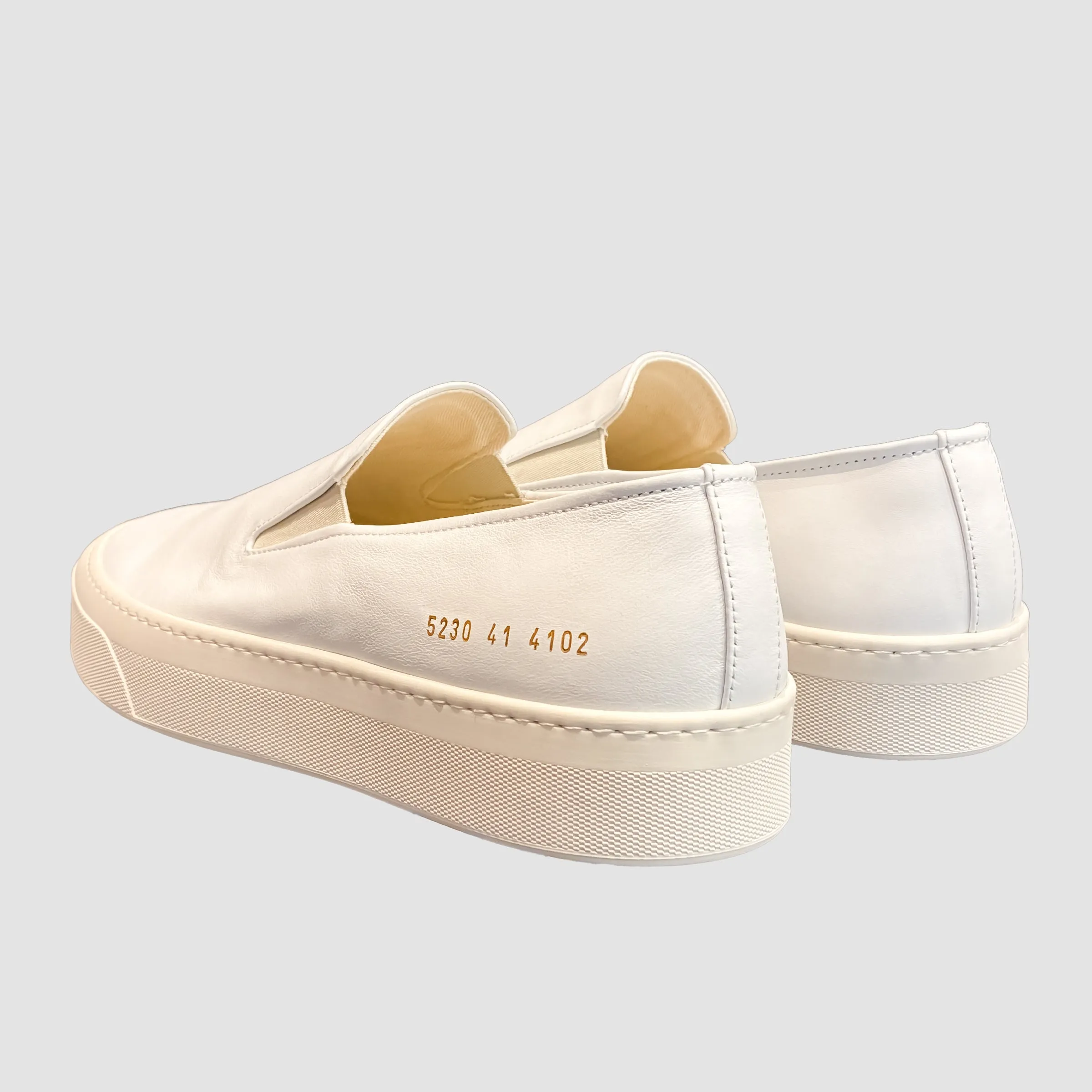 Slip On In Leather 5230 Off White