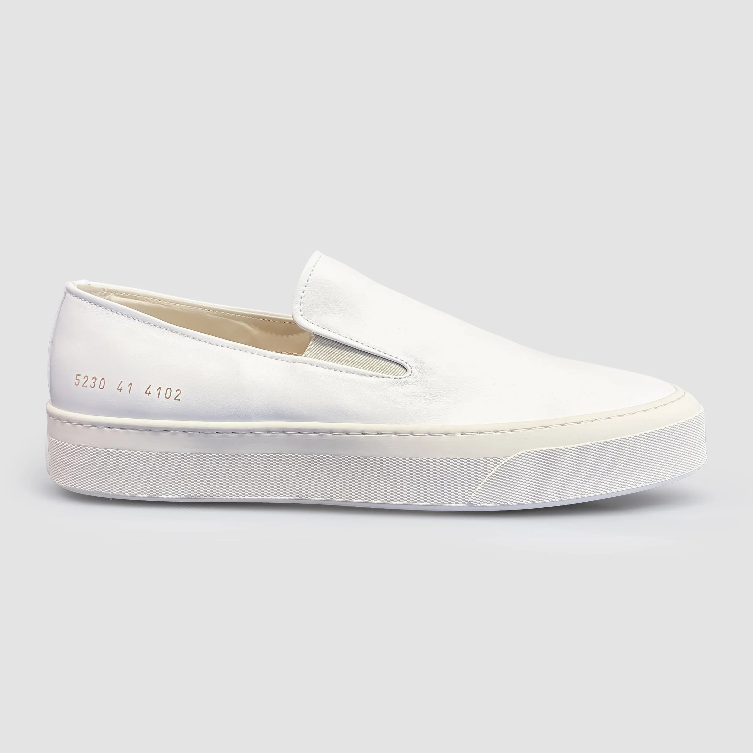 Slip On In Leather 5230 Off White