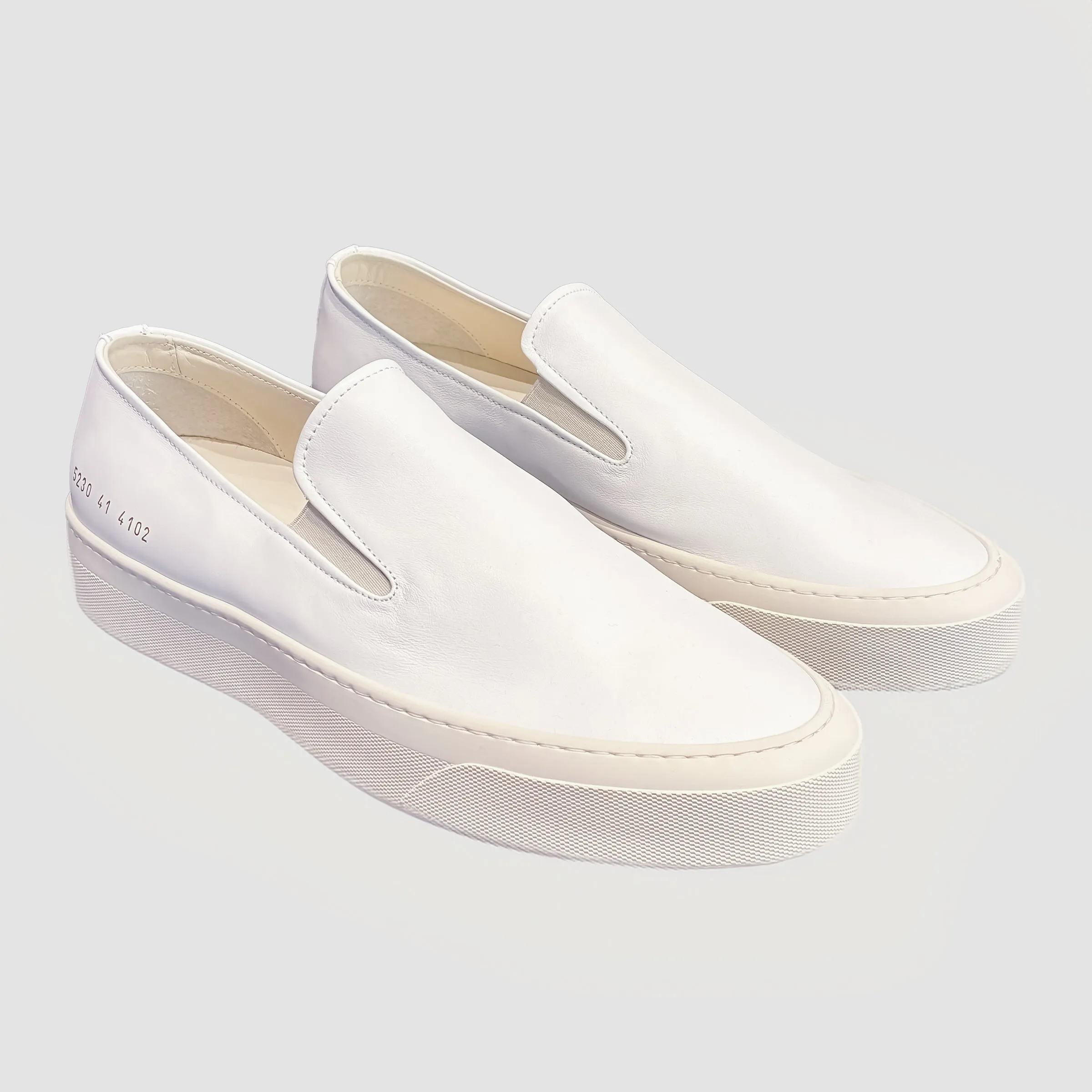 Slip On In Leather 5230 Off White