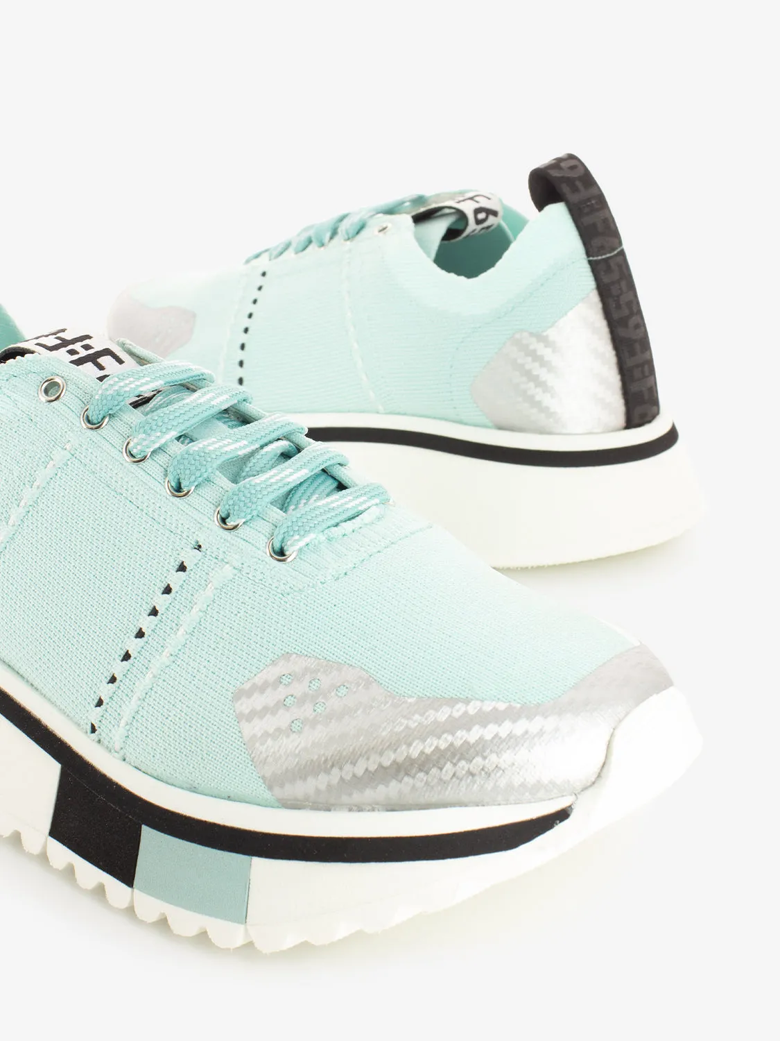Sneakers F65 knit celeste