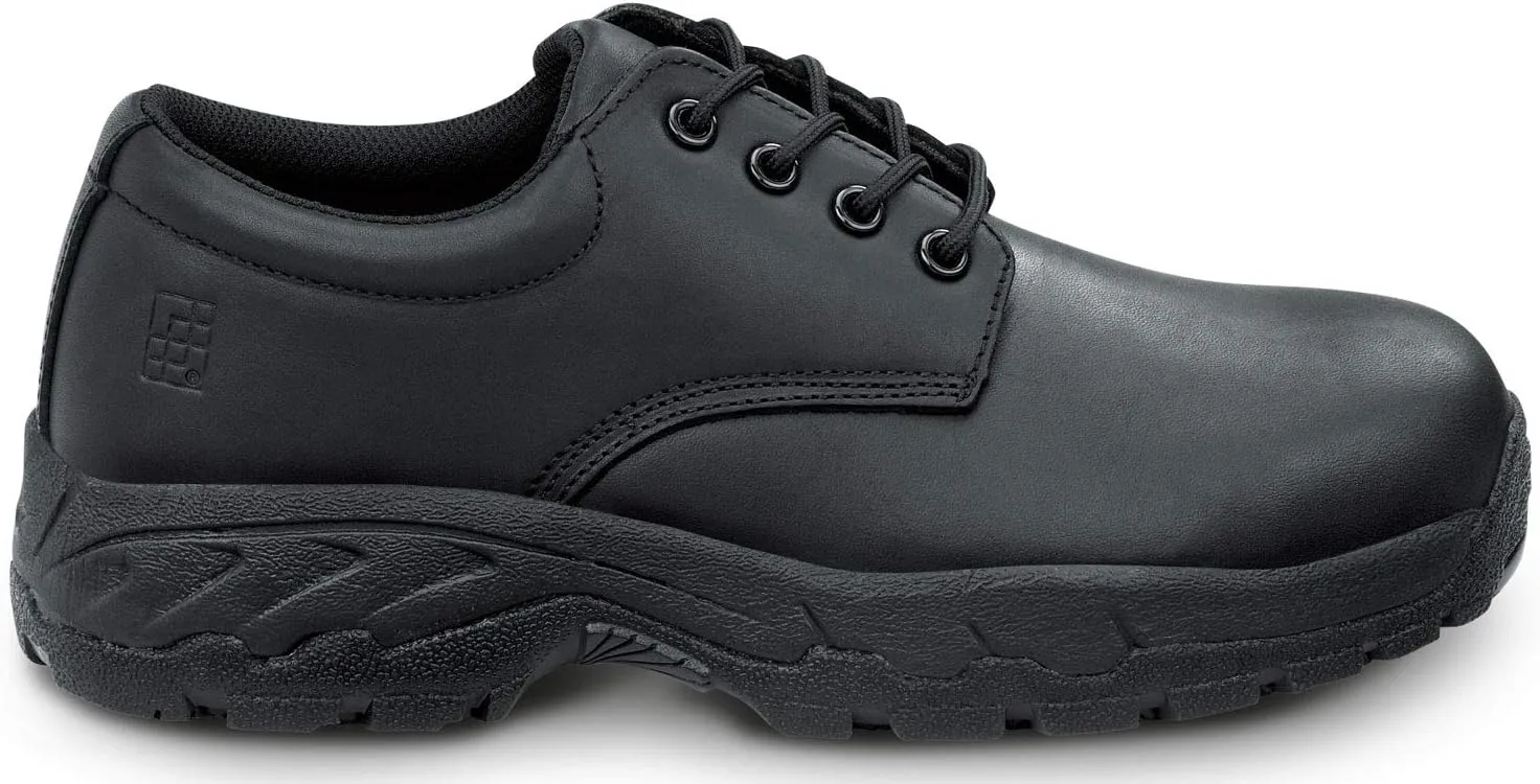 SR Max Rockledge, Men's, Black, Oxford Style, Steel Toe, EH, Slip Resistant Work Shoe