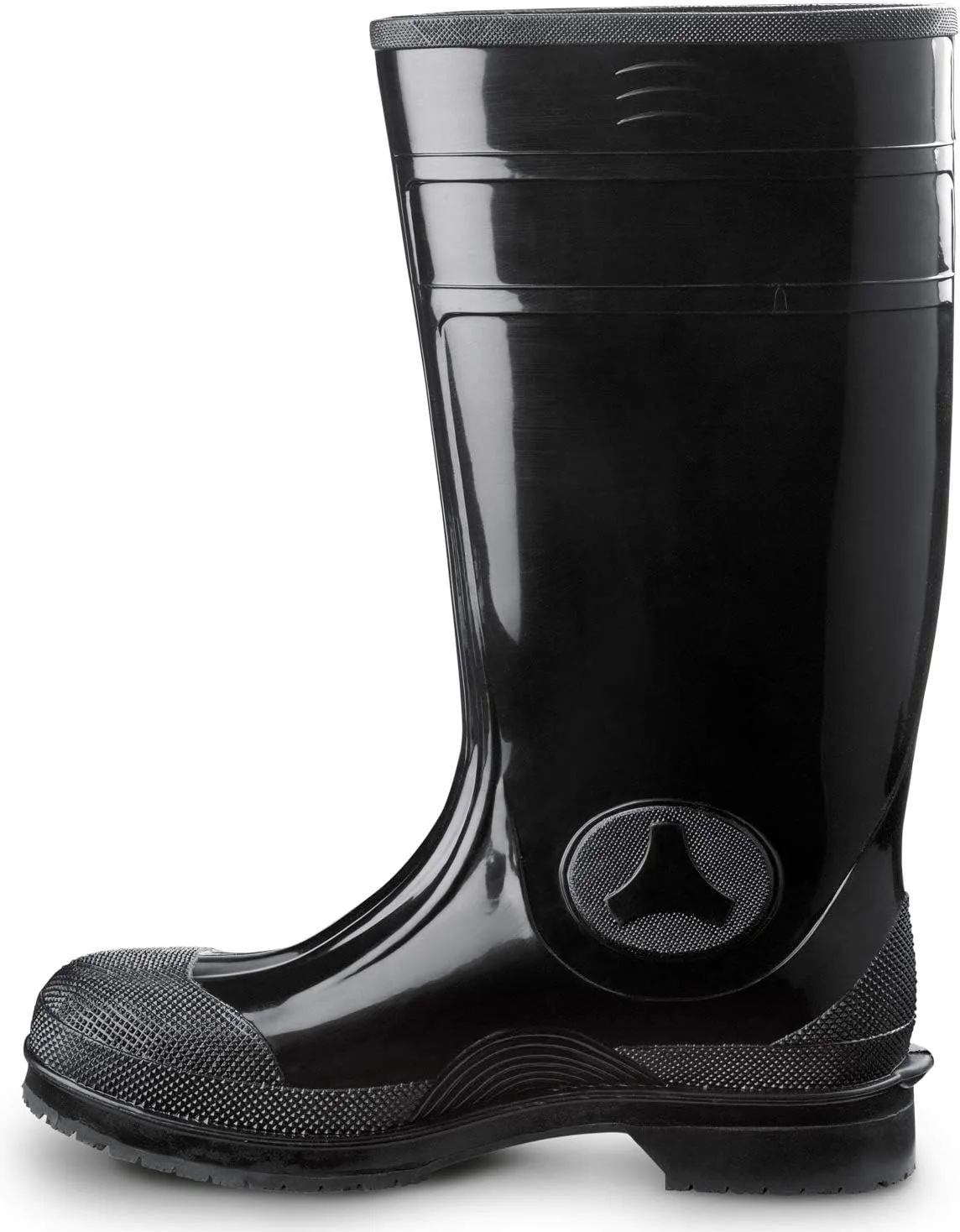 SR Max Seward, Unisex, Black, Steel Toe, EH, Waterproof, Slip Resistant 16 Inch PVC Work Boot