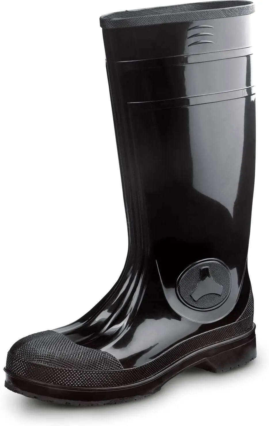 SR Max Seward, Unisex, Black, Steel Toe, EH, Waterproof, Slip Resistant 16 Inch PVC Work Boot