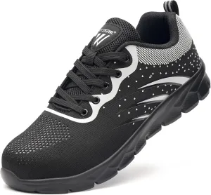 Steel Toe Shoes for Men Women Puncture Proof Safety Shoes Comfortable Breathable Fashion Construction Working Shoes