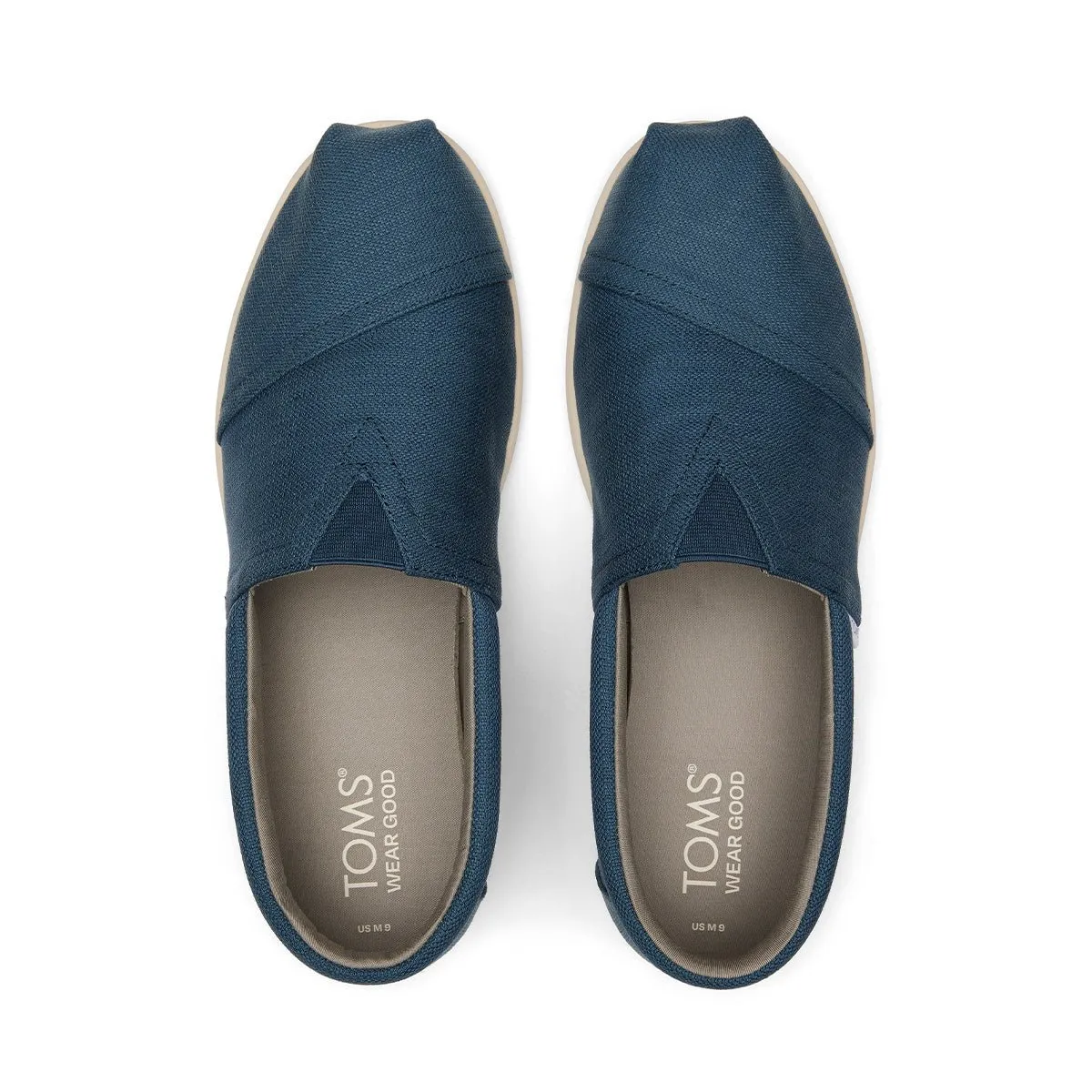 TOMS Espadrille Alpargata Forward Men - Dark Indigo Refibra Canvas