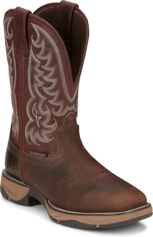 Tony Lama Womens Josey 10 Inch Waterproof Composite Toe Work Safety Shoes Casual - Brown