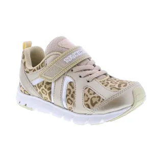 Tsukihoshi Rainbow | Gold/Leopard Kids Sneakers