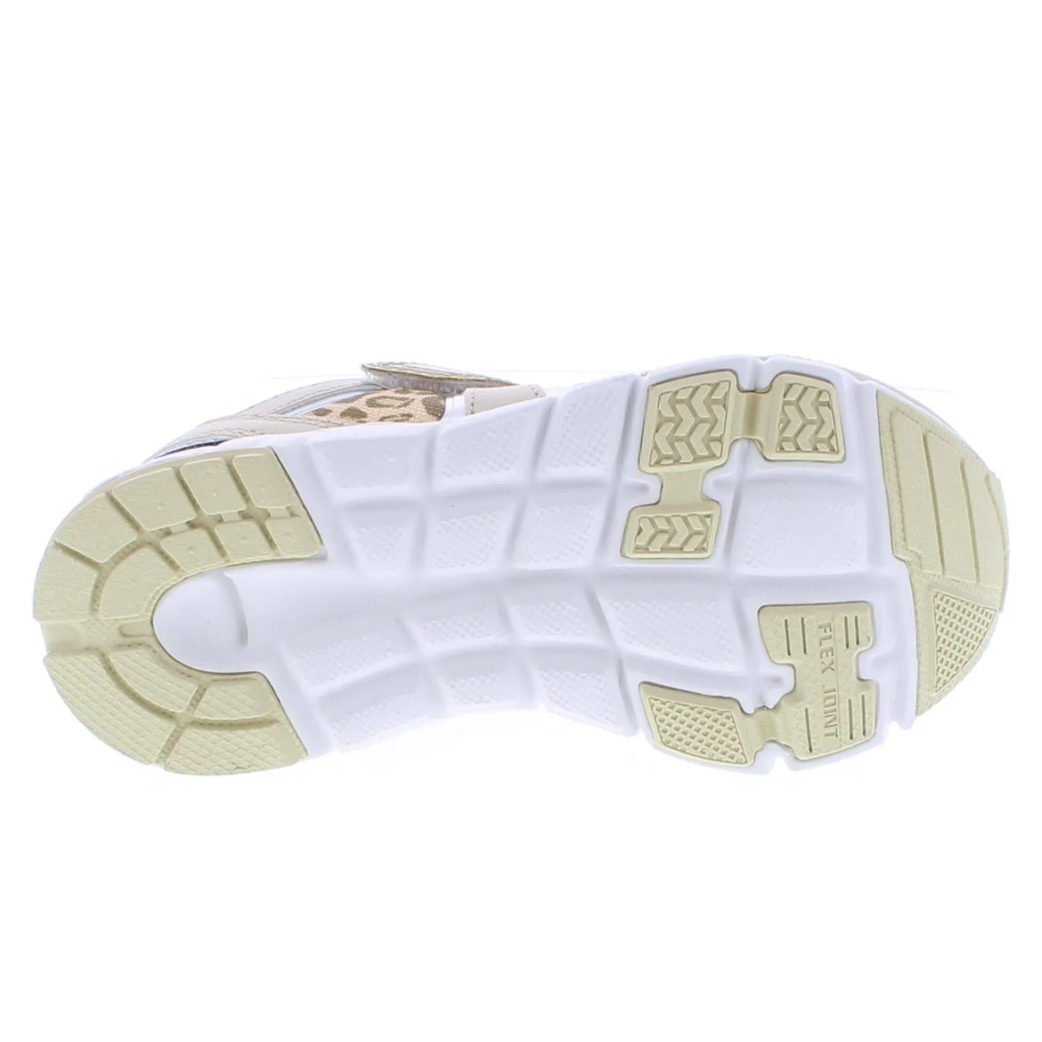 Tsukihoshi Rainbow | Gold/Leopard Kids Sneakers
