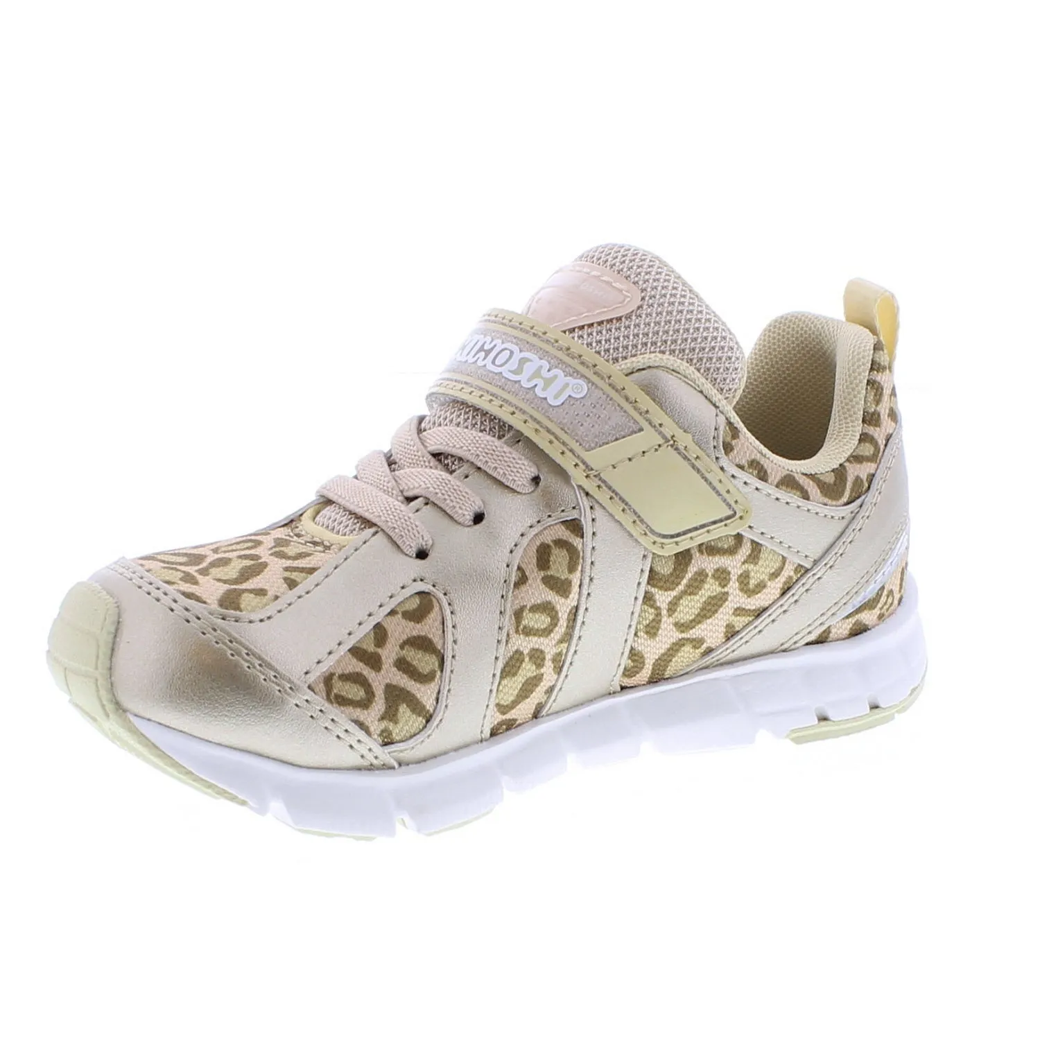 Tsukihoshi Rainbow | Gold/Leopard Kids Sneakers