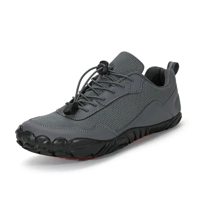 Unisex Waterproof Winter Barefoot Hiking Boots - Warm, Non-Slip Ankle Snow Shoes