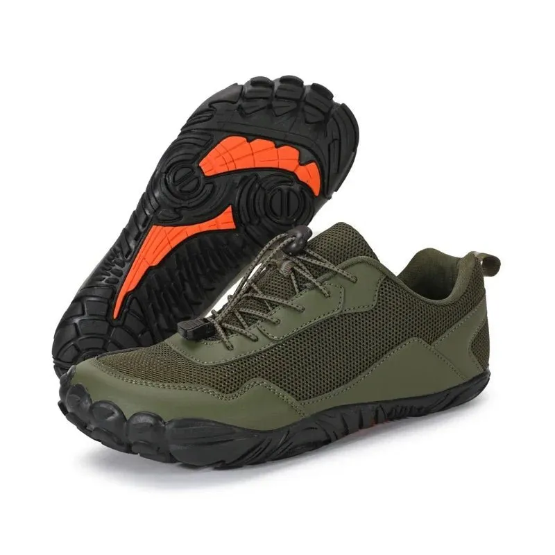 Unisex Waterproof Winter Barefoot Hiking Boots - Warm, Non-Slip Ankle Snow Shoes
